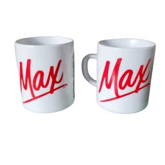 Vintage Sears Restaurant Christmas Mugs: Santa & Max Coffee Logo - Picture 8 of 10